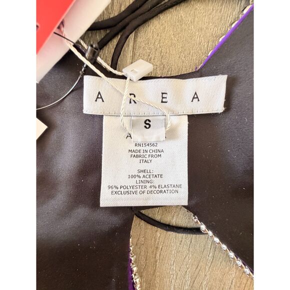 NWT Area Purple Crystal Bow Top Small - Picture 9 of 12